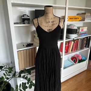 Black Loft Summer Dress with Pockets